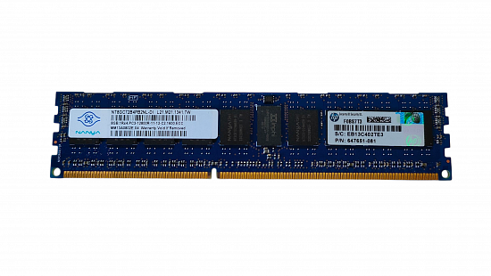 NANYA 8GB 1Rx4 PC3-12800R-11-12-C2 NT8GC72B4PB2NL-DI preview 1