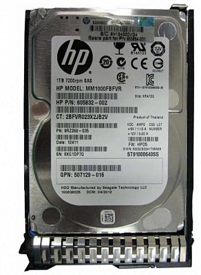 Жесткий диск HP 1 Tb SATA 7.2K SFF новый preview 1